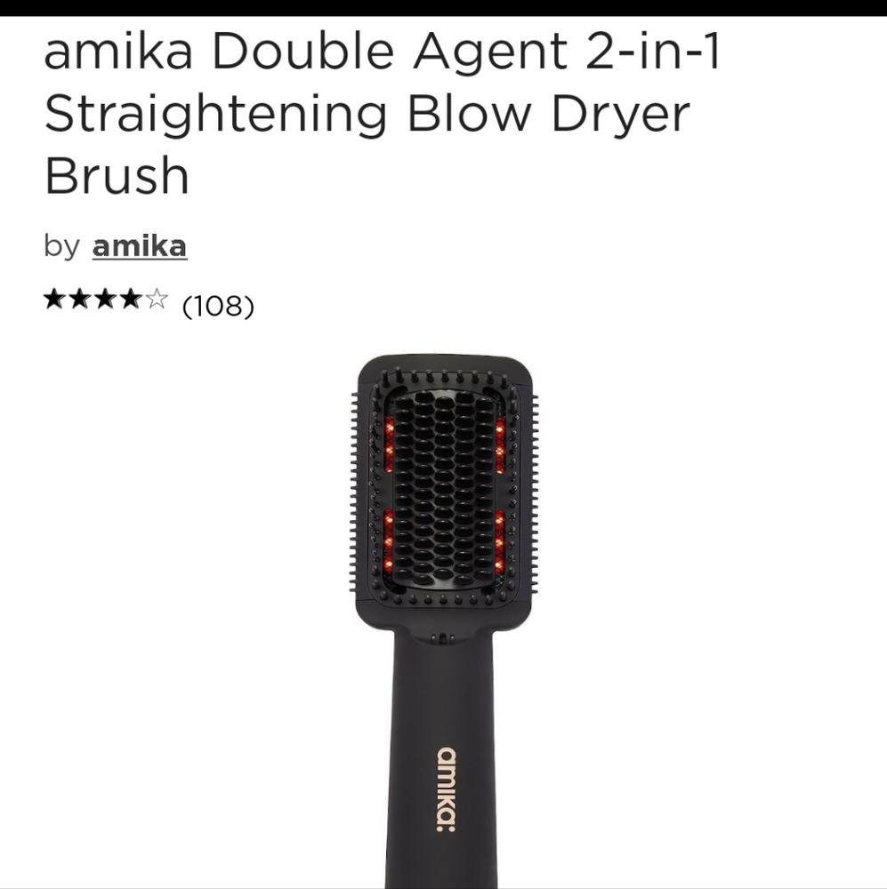 Amika straightening Brush